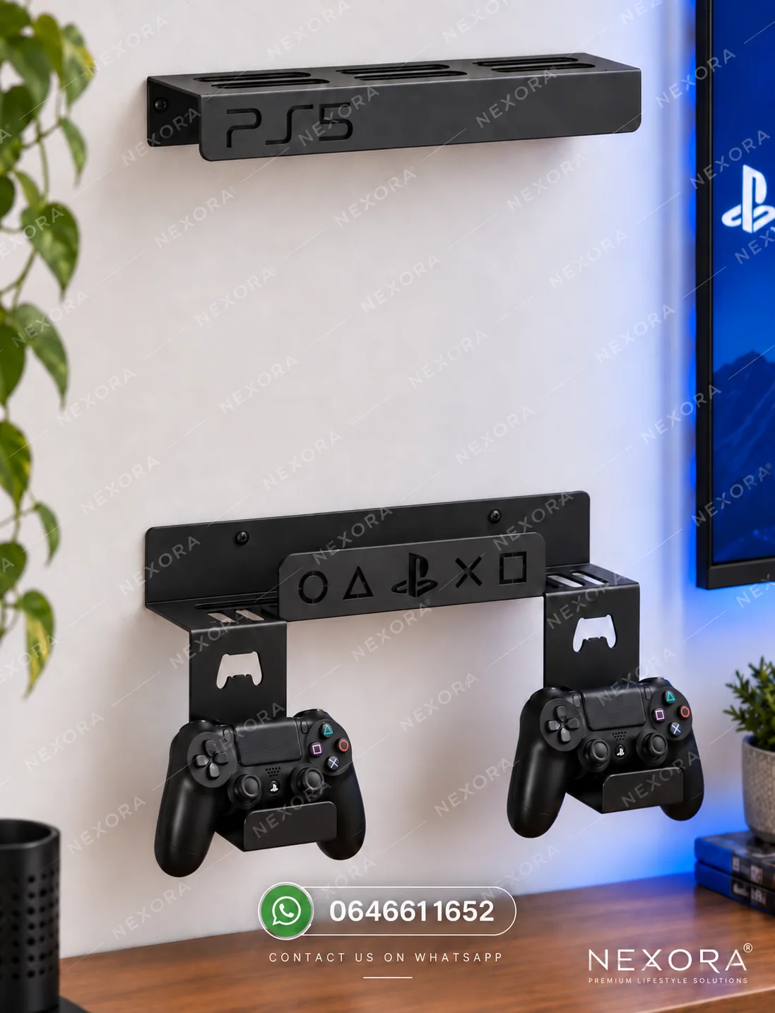 حامل جداري PS5 Adjustable قابل للضبط من nexoramar